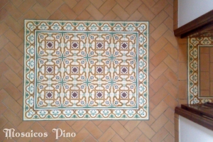 baldosas hidráulicas artesanales - Mosaicos Pino, Huelva